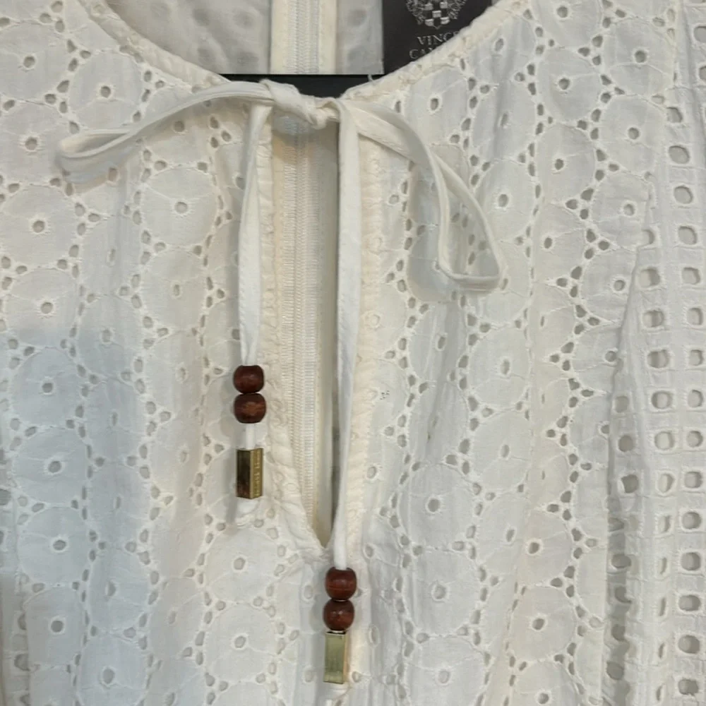 Vince Camuto white beautiful dress,like new - Picture 5 of 7